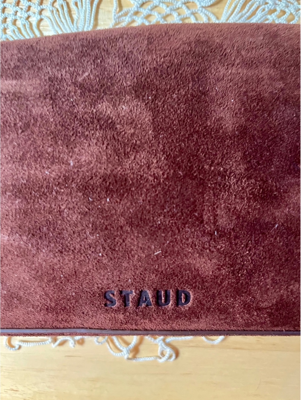 Staud Harlow Suede Shoulder Bag - Picture 5 of 9